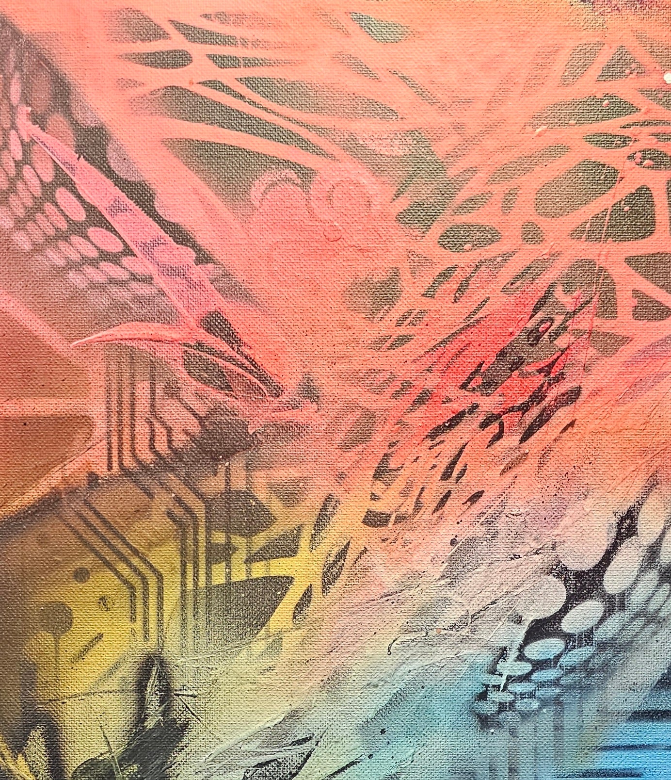 26.6 – Time Forgot (2026) | Original 16×20 Abstract Mixed Media Painting