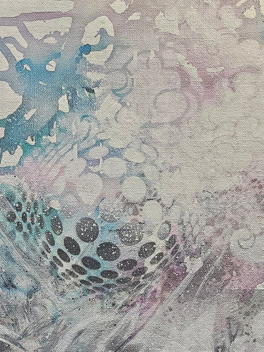 Where Here There (2026) | Original 24×30 Abstract Mixed Media Painting