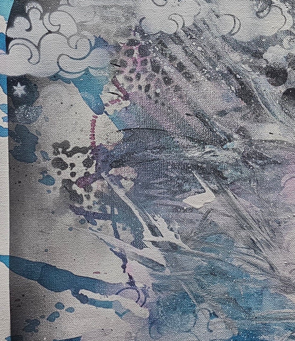 Where Here There (2026) | Original 24×30 Abstract Mixed Media Painting