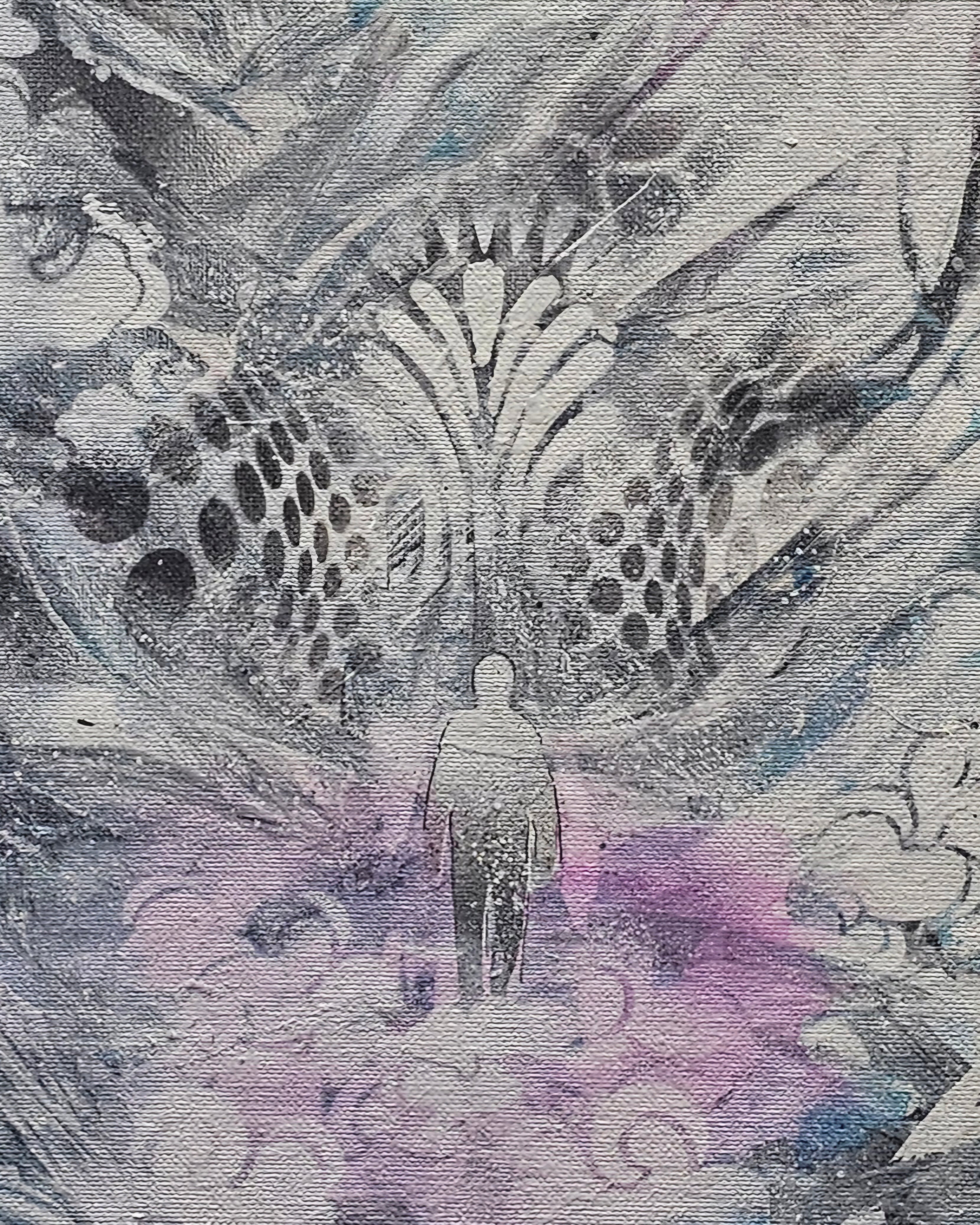 Where Here There (2026) | Original 24×30 Abstract Mixed Media Painting