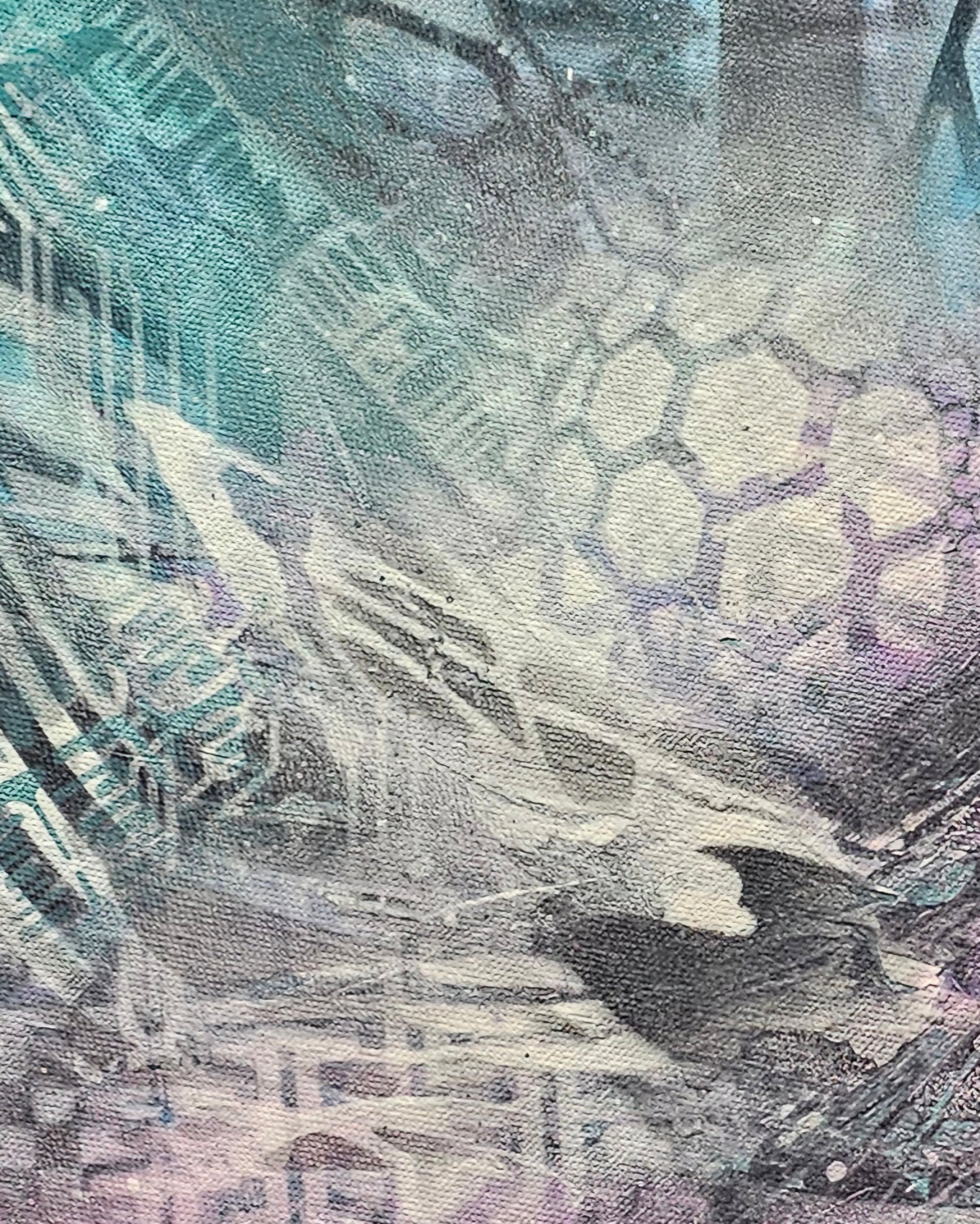 Cold Fused (2026) | Original 20×20 Abstract Mixed Media Painting