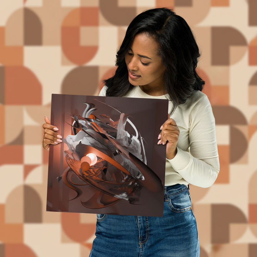 Glass Voids #3 Metal Print